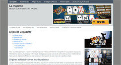 Desktop Screenshot of crapette.fr
